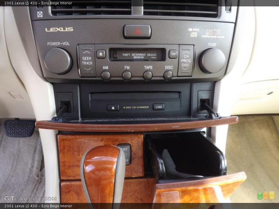 Ecru Beige Interior Audio System for the 2001 Lexus LS 430 #78011816