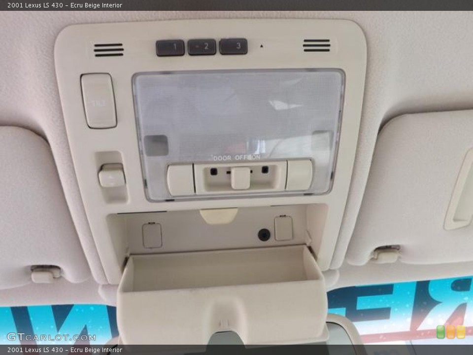 Ecru Beige Interior Controls for the 2001 Lexus LS 430 #78011844