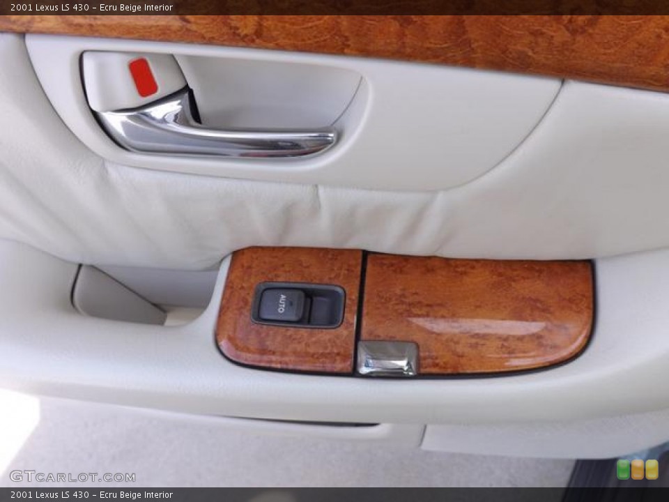 Ecru Beige Interior Controls for the 2001 Lexus LS 430 #78011919