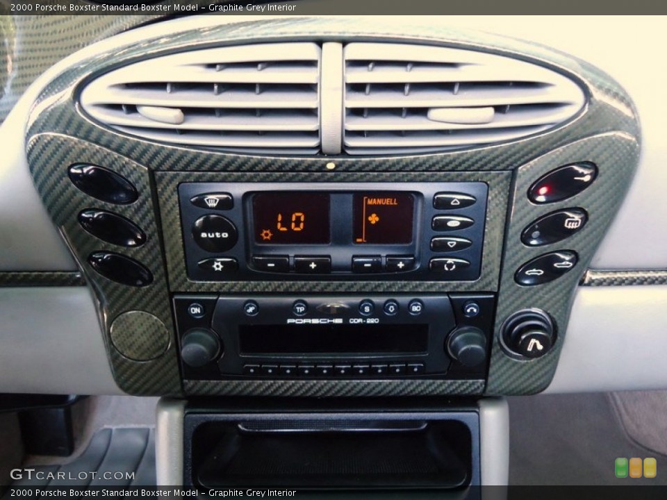Graphite Grey Interior Controls for the 2000 Porsche Boxster  #78012989