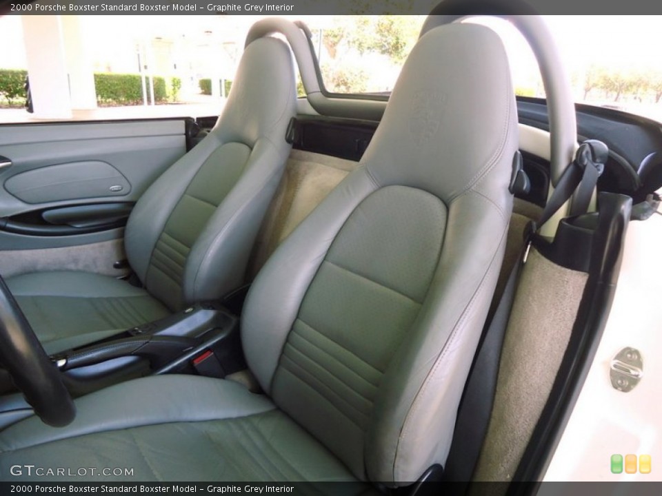 Graphite Grey Interior Front Seat for the 2000 Porsche Boxster  #78013139
