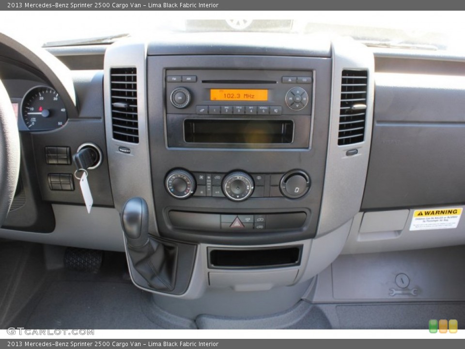 Lima Black Fabric Interior Controls for the 2013 Mercedes-Benz Sprinter 2500 Cargo Van #78014045