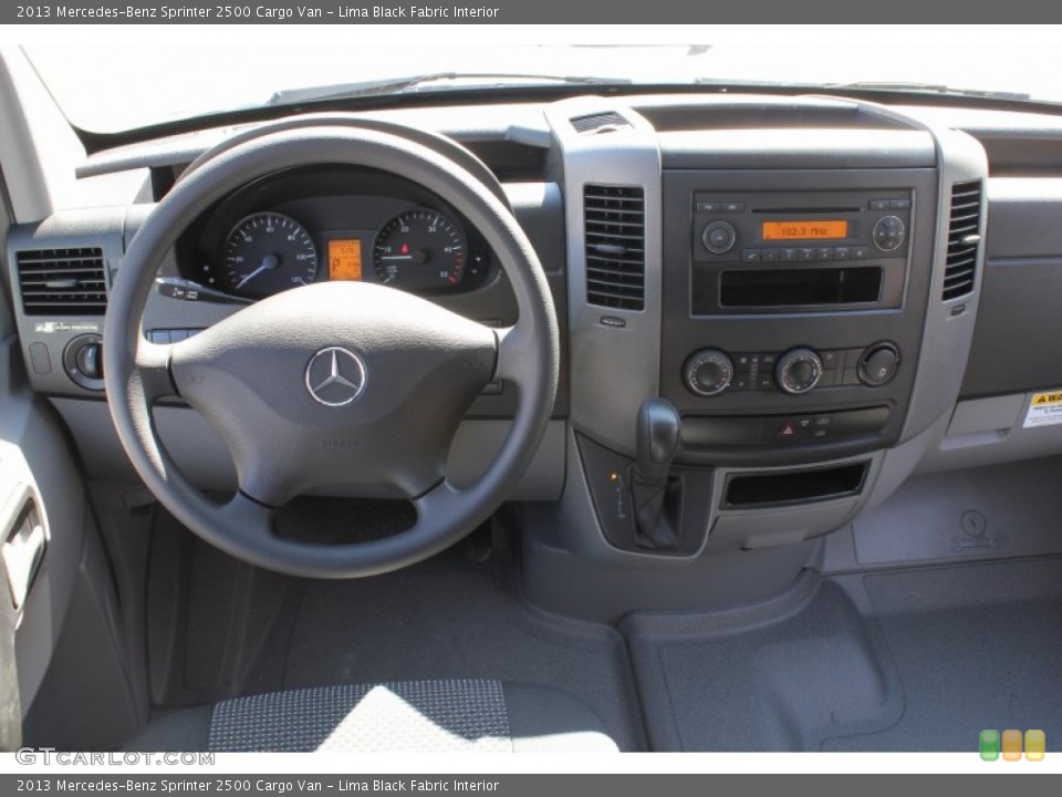 Lima Black Fabric Interior Dashboard for the 2013 Mercedes-Benz Sprinter 2500 Cargo Van #78014048