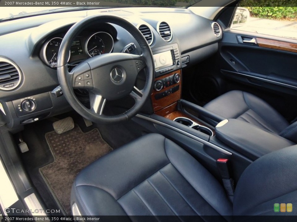 Black Interior Photo for the 2007 Mercedes-Benz ML 350 4Matic #78014153