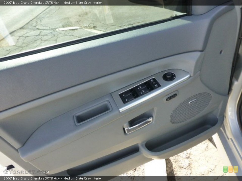 Medium Slate Gray Interior Door Panel for the 2007 Jeep Grand Cherokee SRT8 4x4 #78014340
