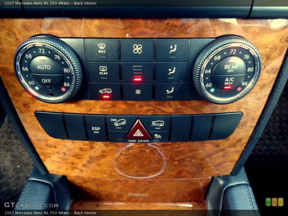 Black Interior Controls for the 2007 Mercedes-Benz ML 350 4Matic #78014645