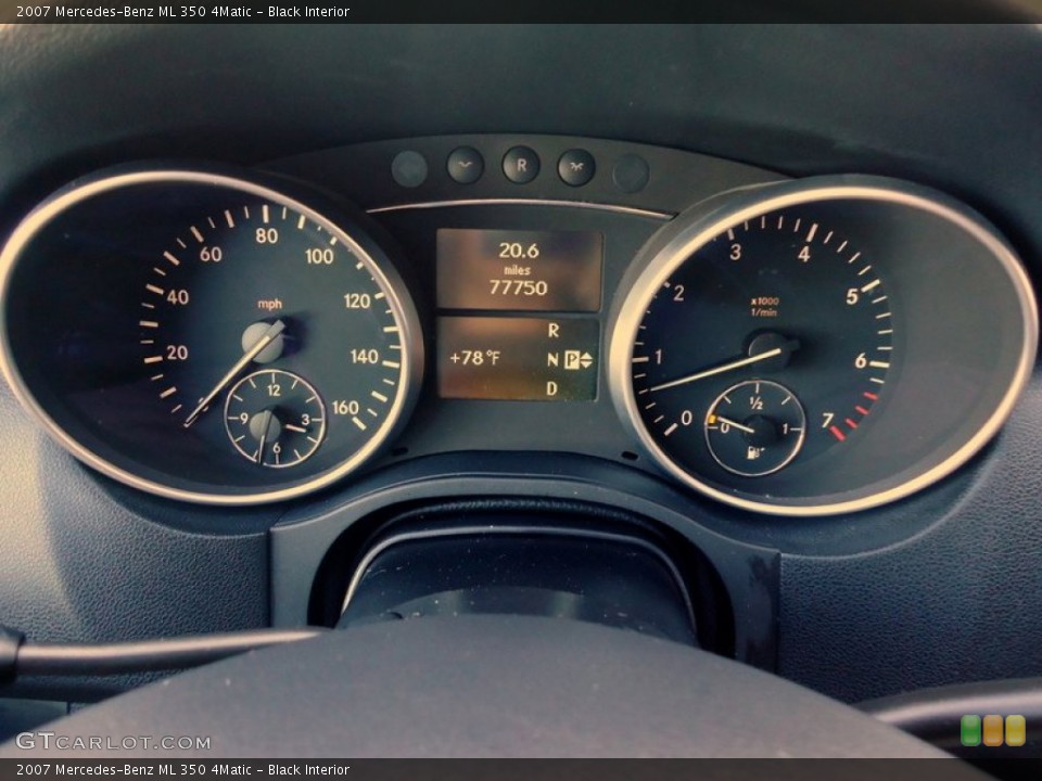 Black Interior Gauges for the 2007 Mercedes-Benz ML 350 4Matic #78014753