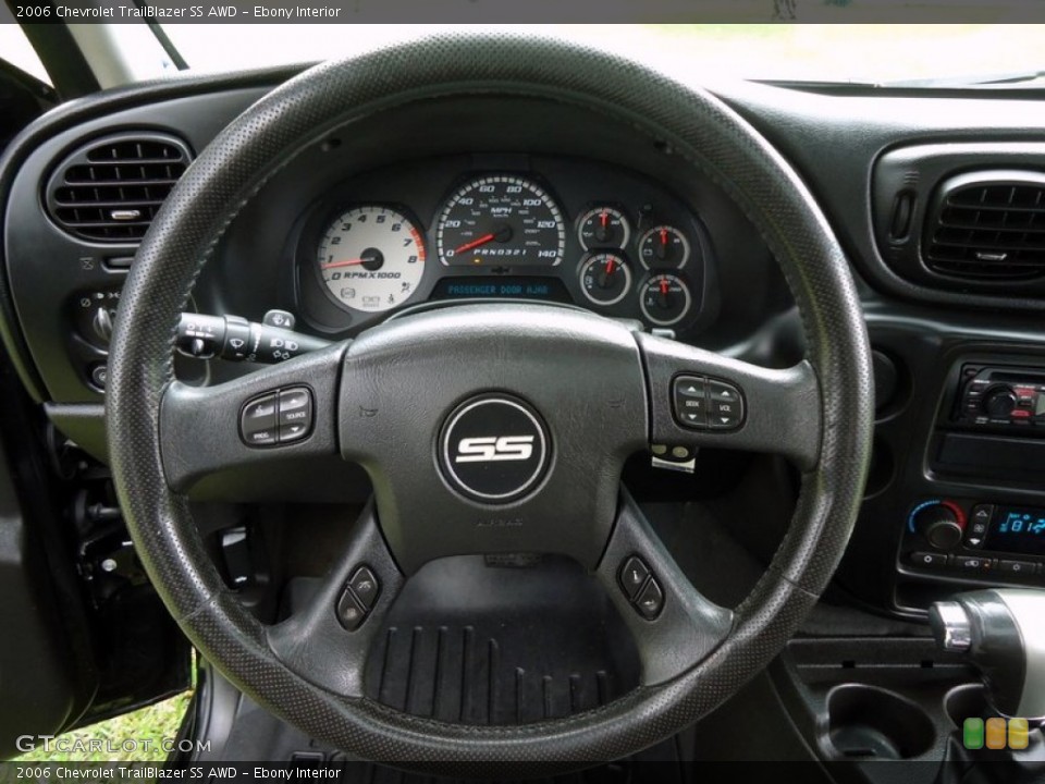 Ebony Interior Steering Wheel for the 2006 Chevrolet TrailBlazer SS AWD #78017123