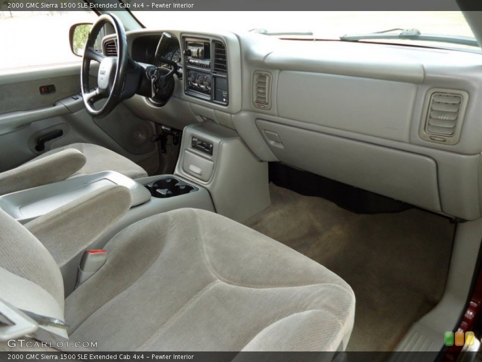 Pewter Interior Dashboard for the 2000 GMC Sierra 1500 SLE Extended Cab 4x4 #78017794