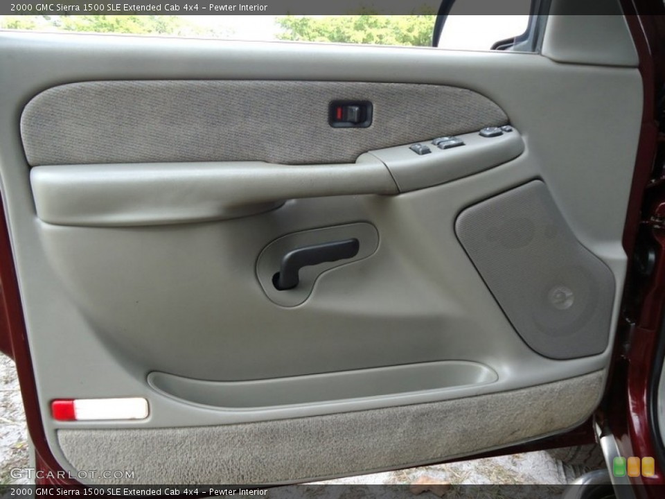 Pewter Interior Door Panel for the 2000 GMC Sierra 1500 SLE Extended Cab 4x4 #78018056