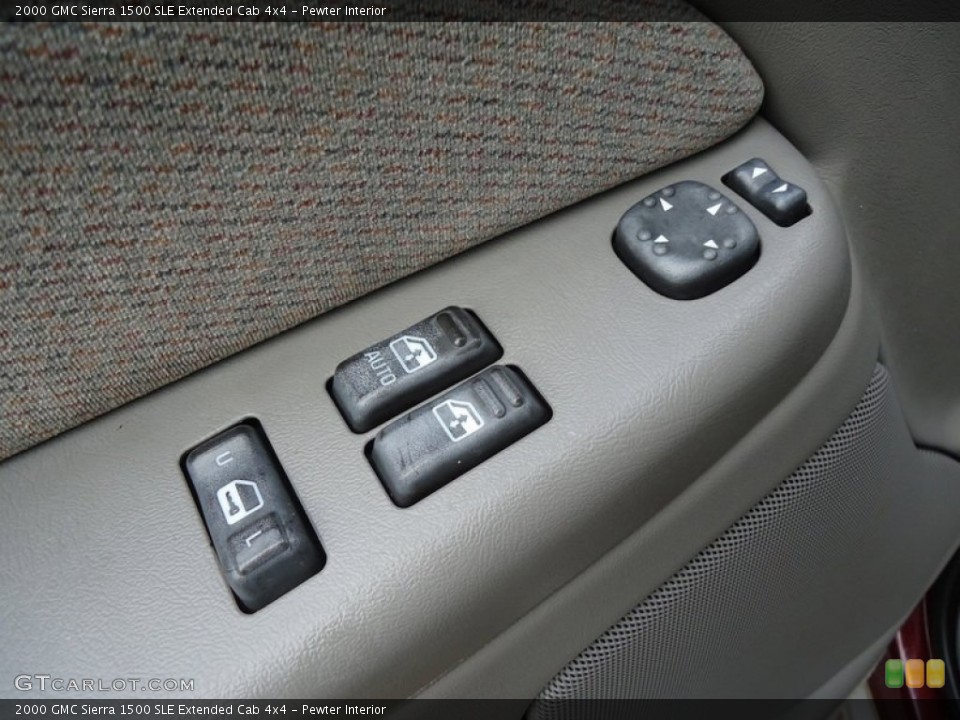 Pewter Interior Controls for the 2000 GMC Sierra 1500 SLE Extended Cab 4x4 #78018062