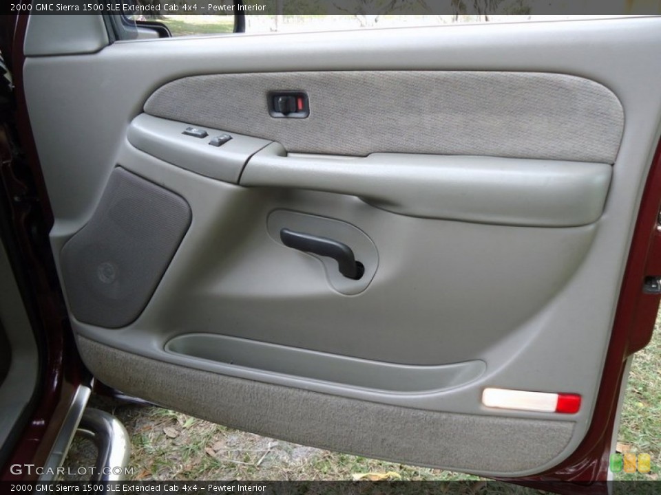 Pewter Interior Door Panel for the 2000 GMC Sierra 1500 SLE Extended Cab 4x4 #78018128