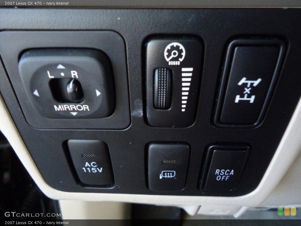 Ivory Interior Controls for the 2007 Lexus GX 470 #78018845