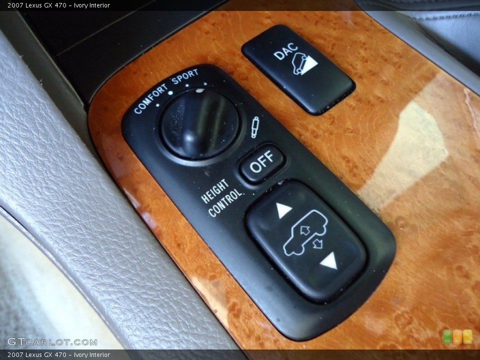 Ivory Interior Controls for the 2007 Lexus GX 470 #78018875