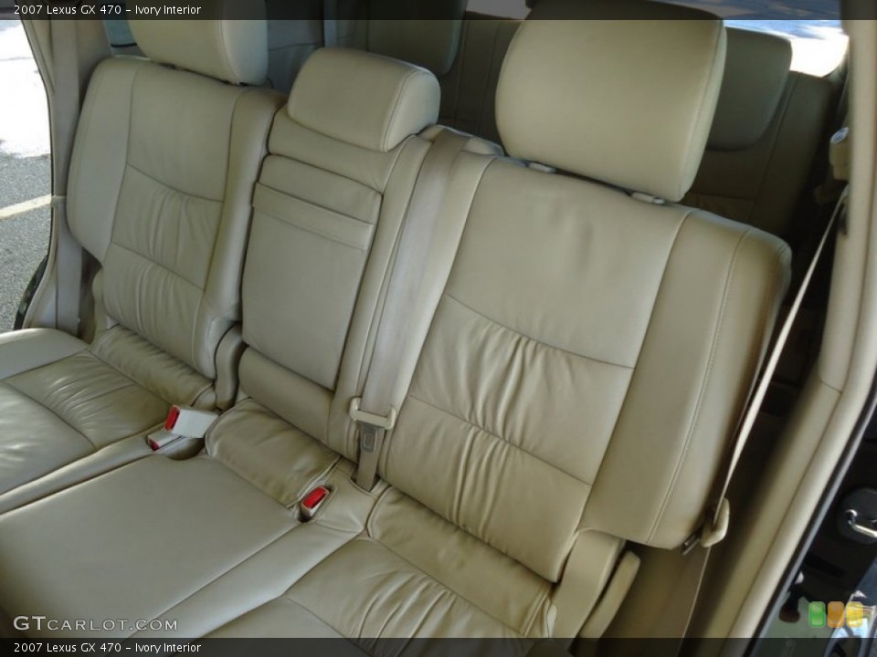 Ivory Interior Rear Seat for the 2007 Lexus GX 470 #78018932