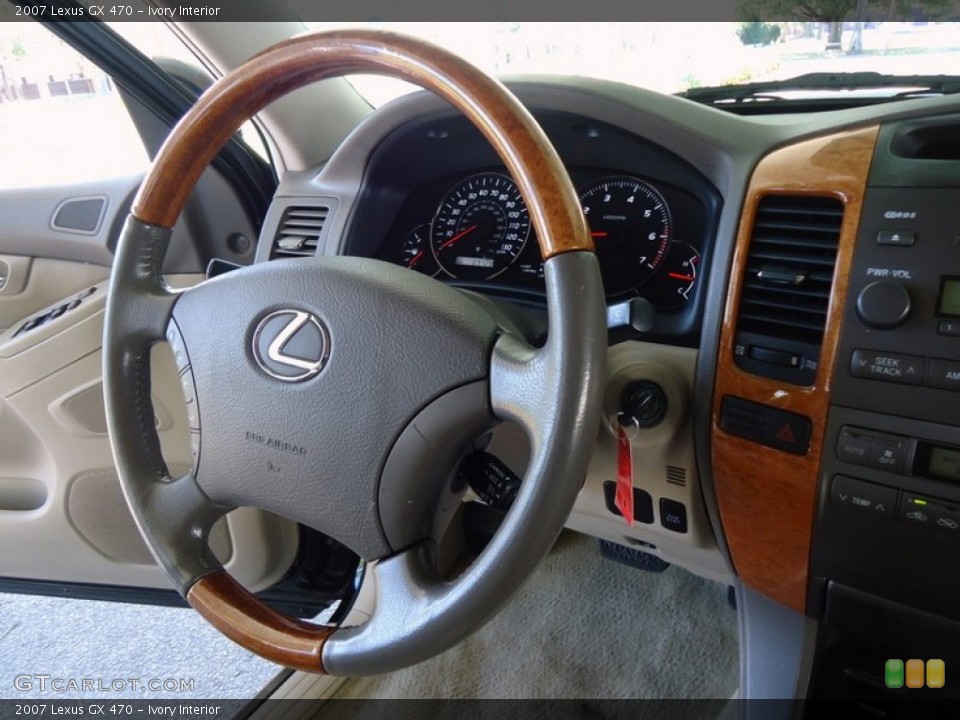 Ivory Interior Steering Wheel for the 2007 Lexus GX 470 #78019055