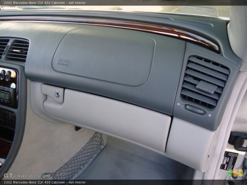 Ash Interior Dashboard for the 2002 Mercedes-Benz CLK 430 Cabriolet #78019400