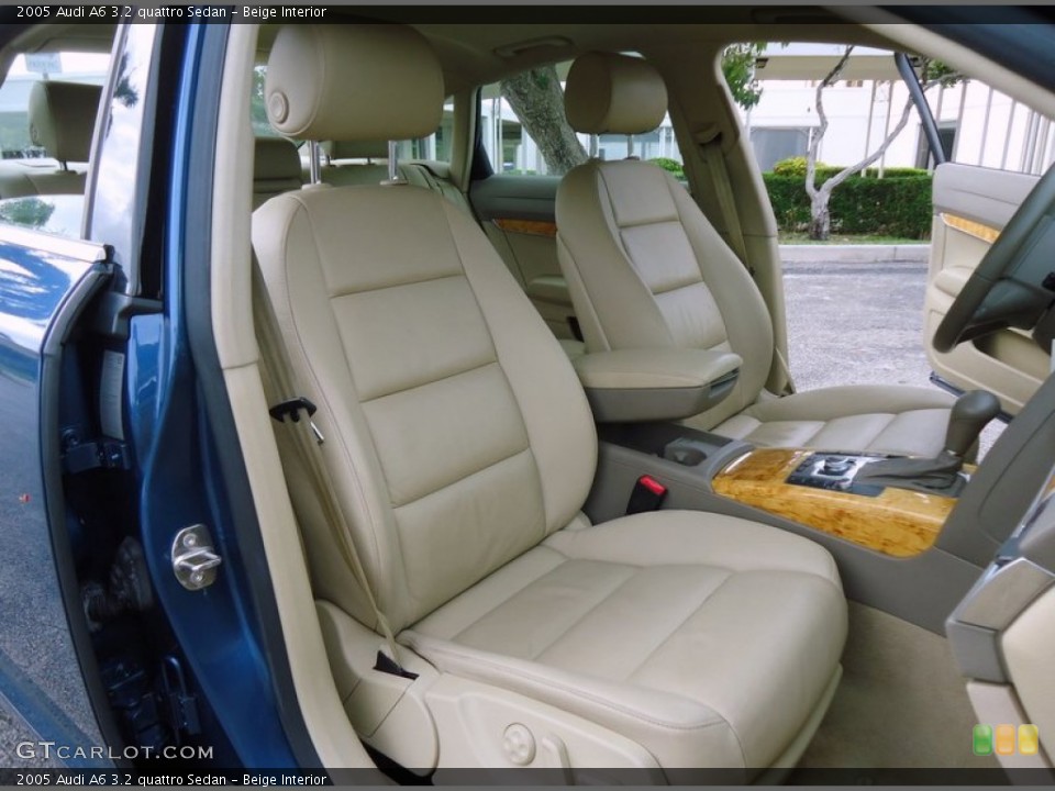 Beige Interior Front Seat for the 2005 Audi A6 3.2 quattro Sedan #78019532