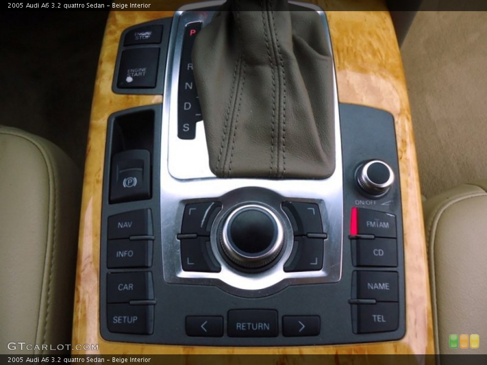 Beige Interior Controls for the 2005 Audi A6 3.2 quattro Sedan #78019565