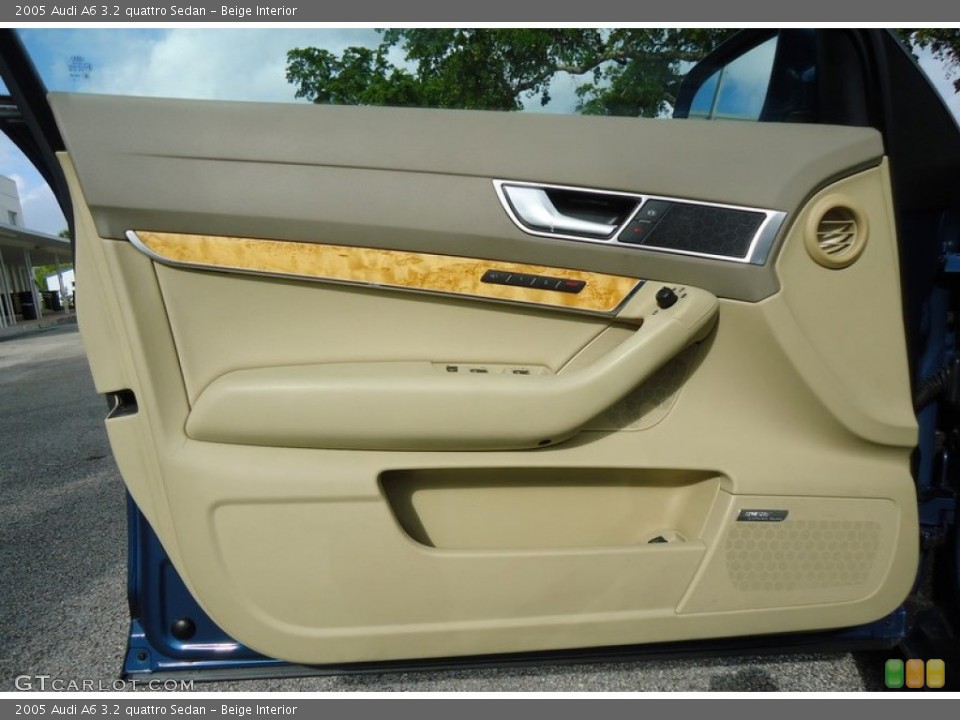 Beige Interior Door Panel for the 2005 Audi A6 3.2 quattro Sedan #78019643