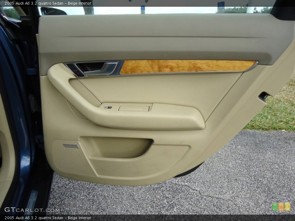 Beige Interior Door Panel for the 2005 Audi A6 3.2 quattro Sedan #78019673