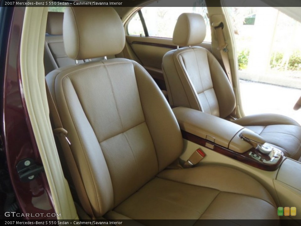 Cashmere/Savanna Interior Photo for the 2007 Mercedes-Benz S 550 Sedan #78020162