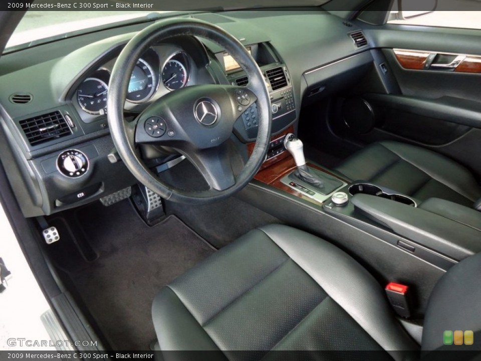 Black Interior Photo for the 2009 Mercedes-Benz C 300 Sport #78020279