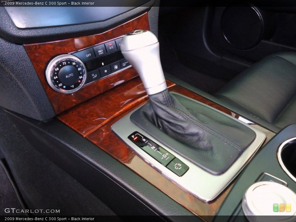 Black Interior Transmission for the 2009 Mercedes-Benz C 300 Sport #78020385