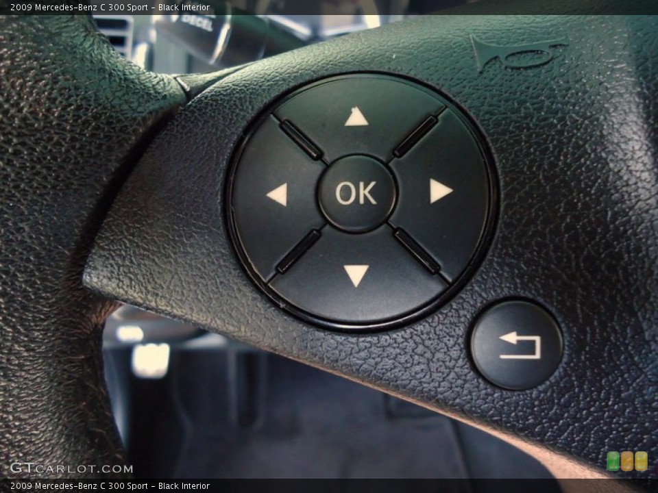 Black Interior Controls for the 2009 Mercedes-Benz C 300 Sport #78020398