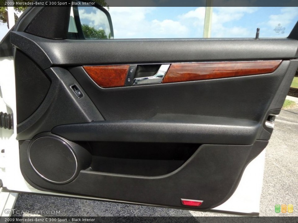 Black Interior Door Panel for the 2009 Mercedes-Benz C 300 Sport #78020413