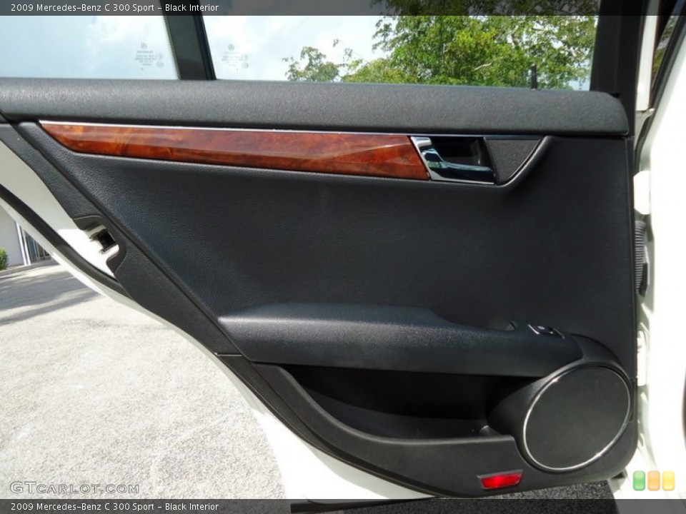 Black Interior Door Panel for the 2009 Mercedes-Benz C 300 Sport #78020422