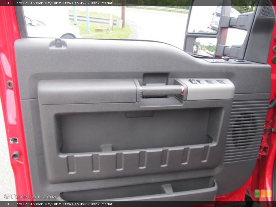 Black Interior Door Panel for the 2012 Ford F250 Super Duty Lariat Crew Cab 4x4 #78020832