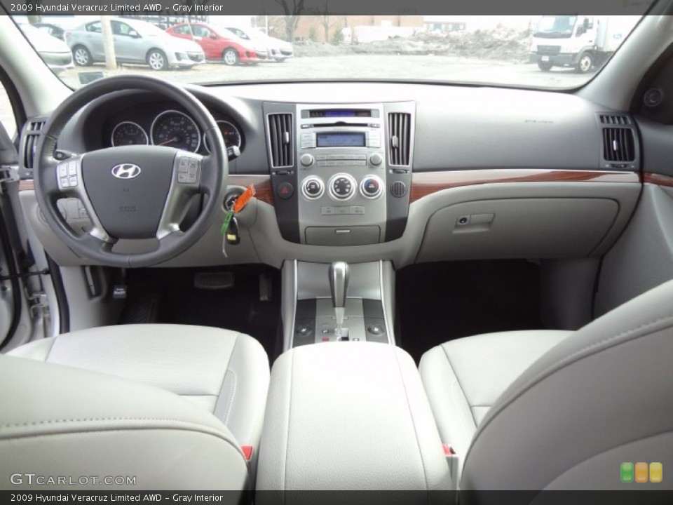 Gray Interior Dashboard for the 2009 Hyundai Veracruz Limited AWD #78021120