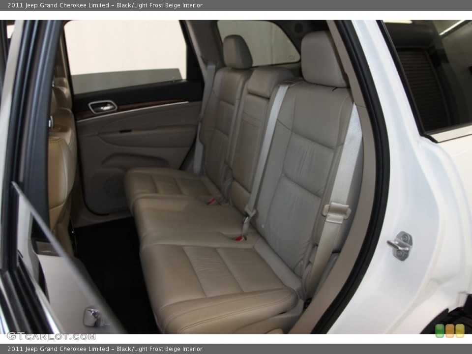 Black/Light Frost Beige Interior Rear Seat for the 2011 Jeep Grand Cherokee Limited #78024075