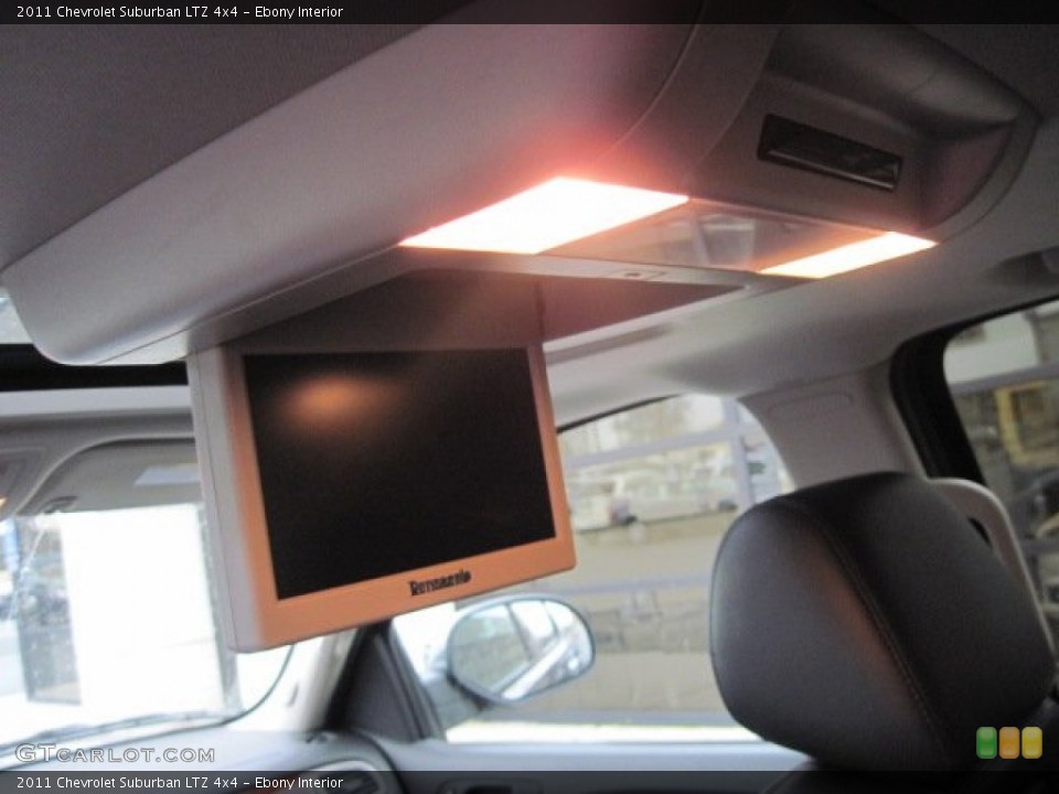Ebony Interior Entertainment System for the 2011 Chevrolet Suburban LTZ 4x4 #78024654