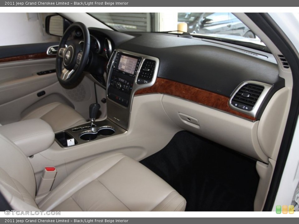 Black/Light Frost Beige Interior Dashboard for the 2011 Jeep Grand Cherokee Limited #78024738