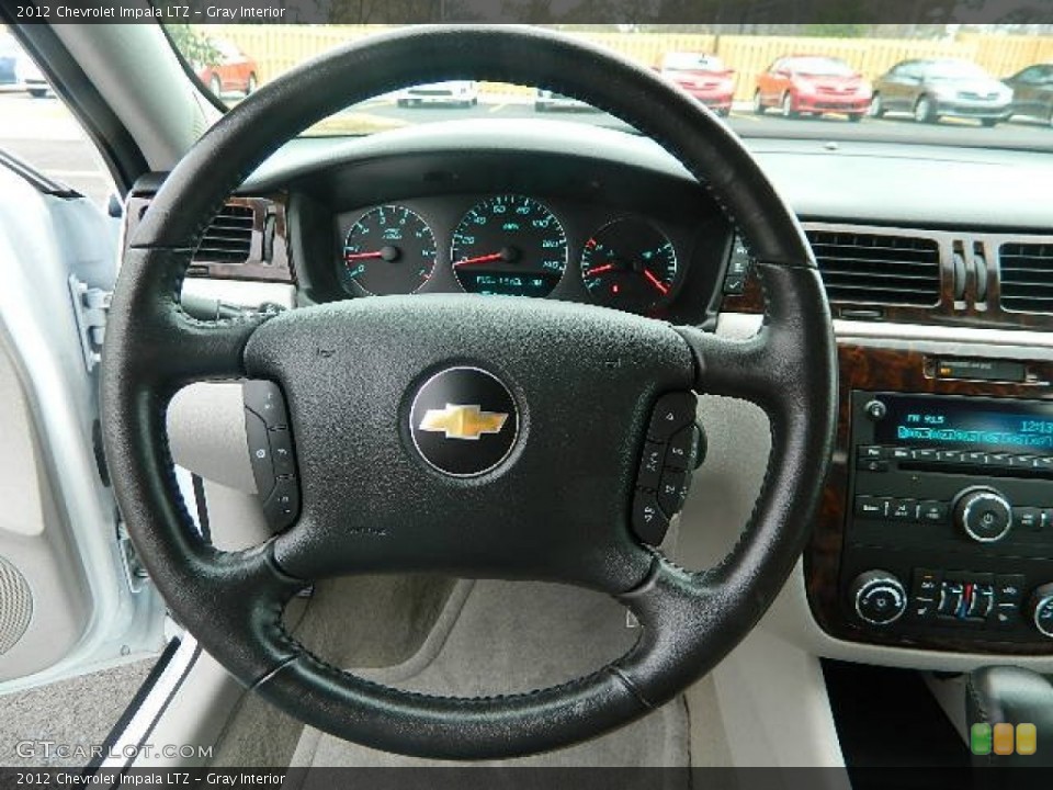 Gray Interior Steering Wheel for the 2012 Chevrolet Impala LTZ #78024895