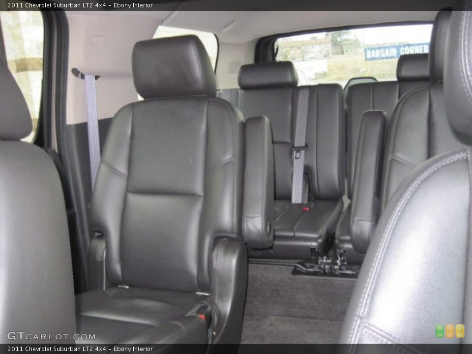 Ebony Interior Rear Seat for the 2011 Chevrolet Suburban LTZ 4x4 #78025002