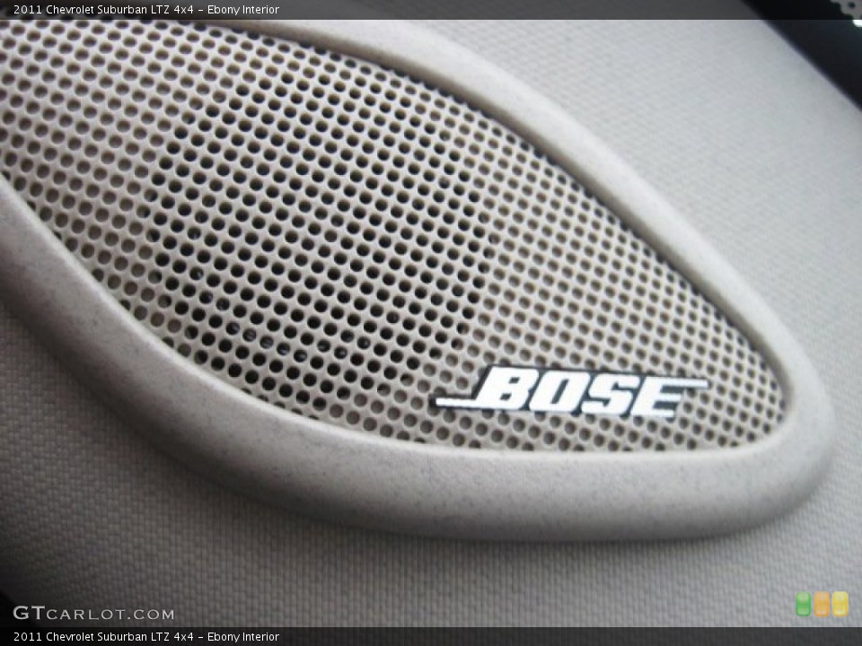 Ebony Interior Audio System for the 2011 Chevrolet Suburban LTZ 4x4 #78025020