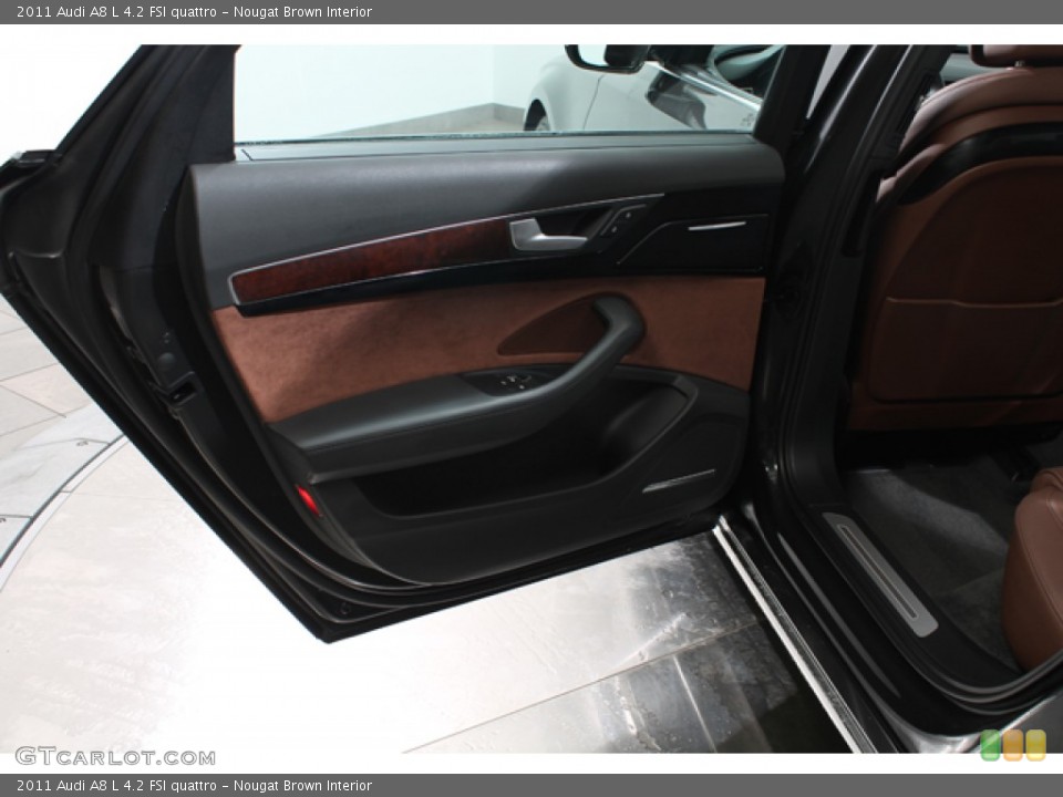 Nougat Brown Interior Door Panel for the 2011 Audi A8 L 4.2 FSI quattro #78025155