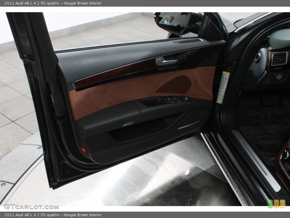 Nougat Brown Interior Door Panel for the 2011 Audi A8 L 4.2 FSI quattro #78025184