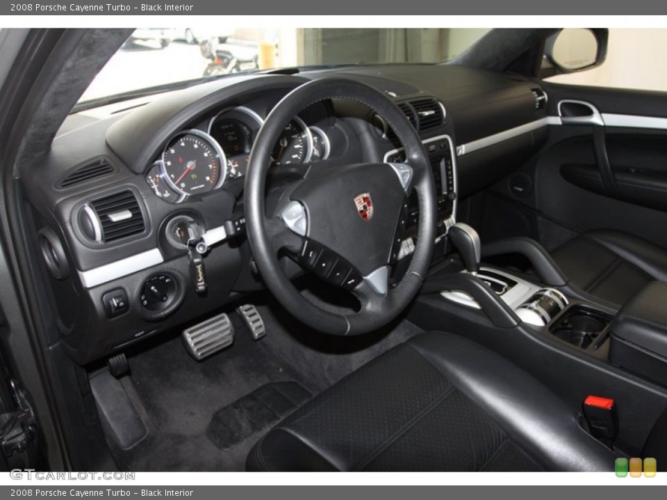 Black 2008 Porsche Cayenne Interiors