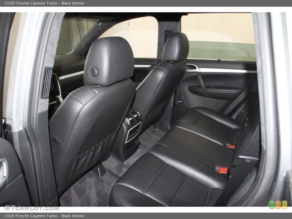 Black Interior Rear Seat for the 2008 Porsche Cayenne Turbo #78025320