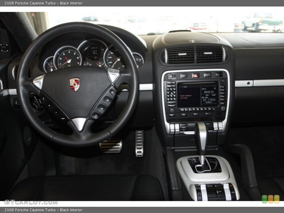 Black Interior Dashboard for the 2008 Porsche Cayenne Turbo #78025407