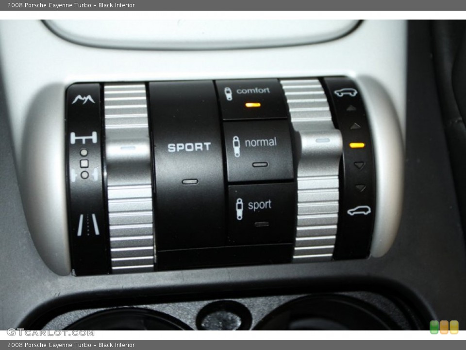 Black Interior Controls for the 2008 Porsche Cayenne Turbo #78025506