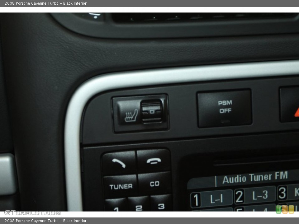 Black Interior Controls for the 2008 Porsche Cayenne Turbo #78025608