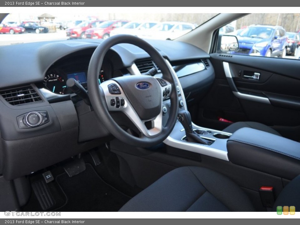Charcoal Black Interior Prime Interior for the 2013 Ford Edge SE #78025674