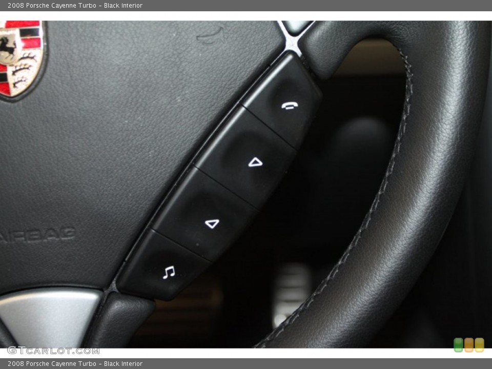 Black Interior Controls for the 2008 Porsche Cayenne Turbo #78025728