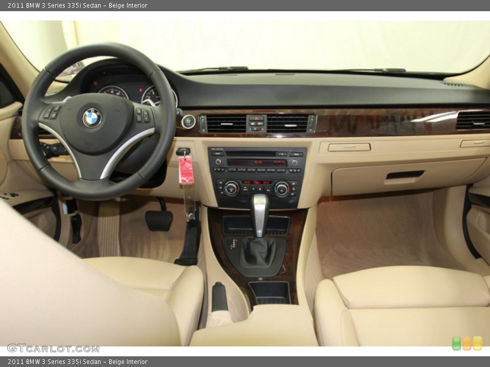Beige Interior Dashboard for the 2011 BMW 3 Series 335i Sedan #78025881