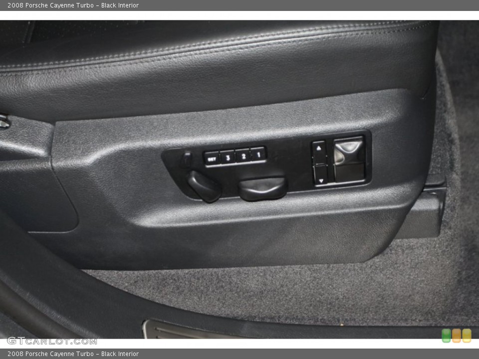 Black Interior Controls for the 2008 Porsche Cayenne Turbo #78025890